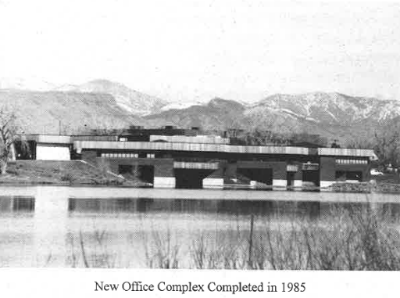 New Office Complex completed at the Maple Grove Reservoir and Treatment Plant in 1985