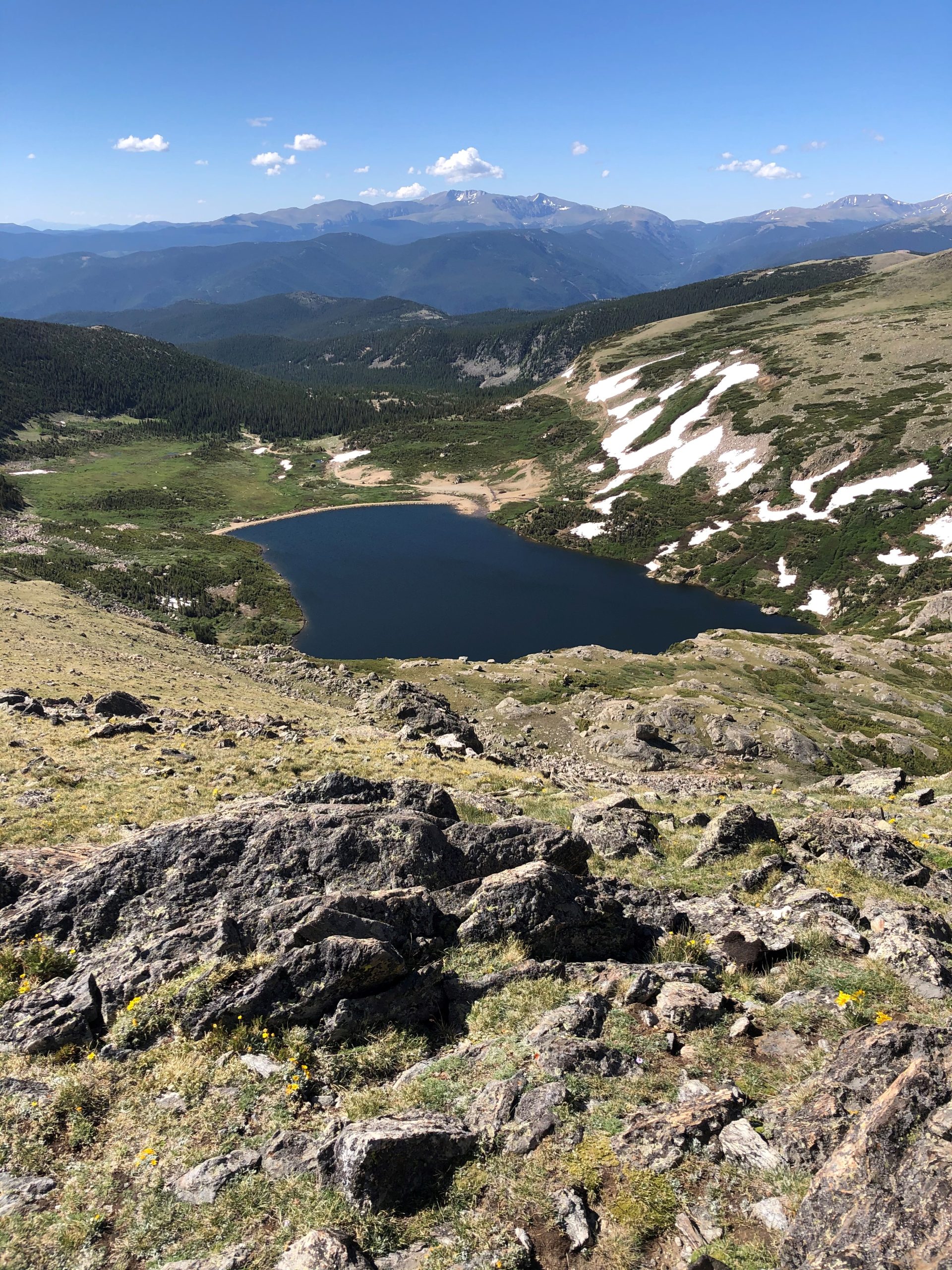 High above Loch Lomond in the Rocky Mountains